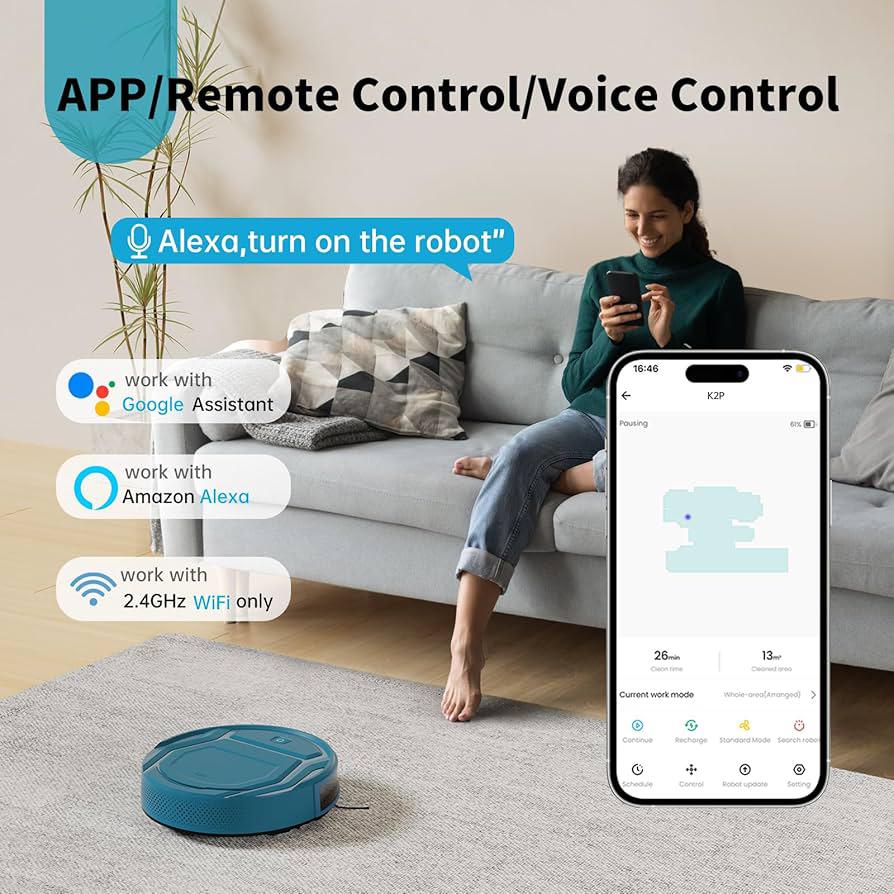 Emza™Smart Robotic Vacuum Cleaner