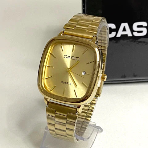 Emza™Casio Watch Gold + Gold – كاسيو ووتش ذهبي + ذهبي
