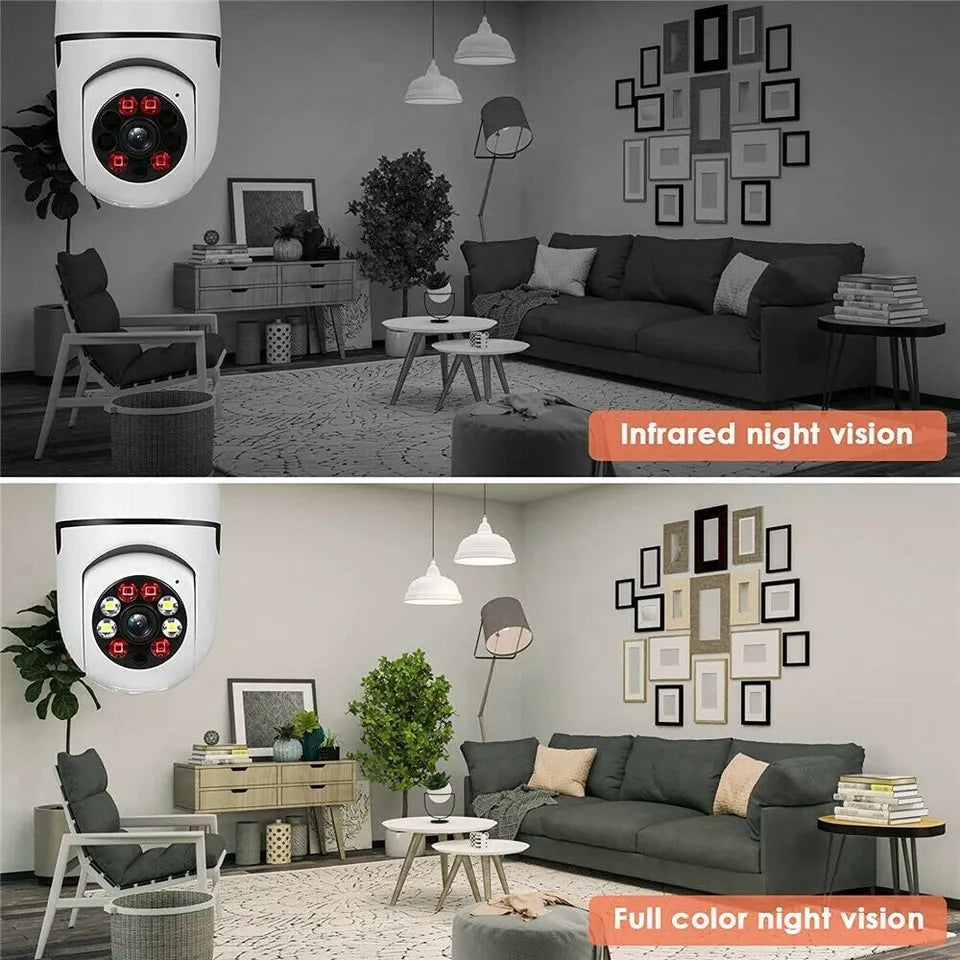 Emza™ Night Vision Wireless Bulb Camera